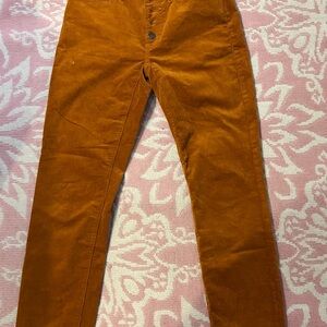 CAbi Womens Corduroy Pants in Rust. Size 0.